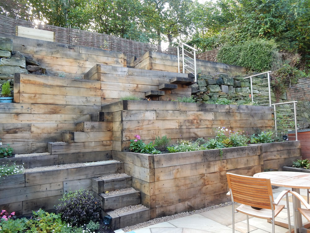 Steep Slope Garden Designs | Garden Designer Staffordshire