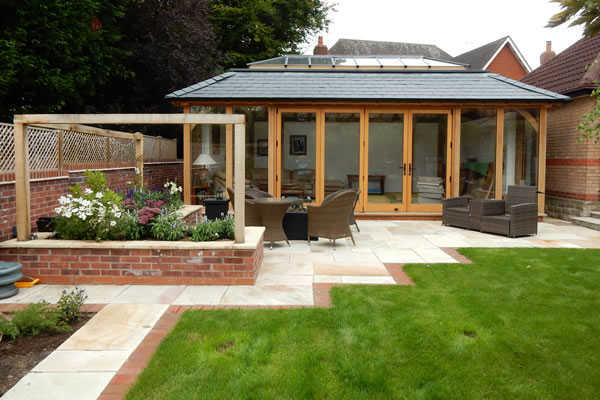 A garden design for evening entertaining
