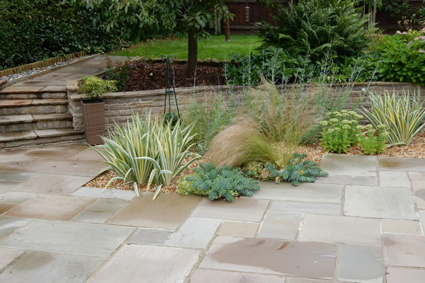 A gravel garden design